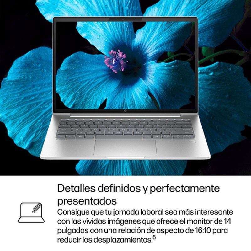 HP ProBook 4 G1iR Wolf Pro Security Edition Intel Core 5 120U Portátil 35,6 cm (14") WUXGA 16 GB DDR5-SDRAM 512 GB SSD Wi-Fi 6E (802.11ax) Windows 11 Pro Plata - Imagen 10