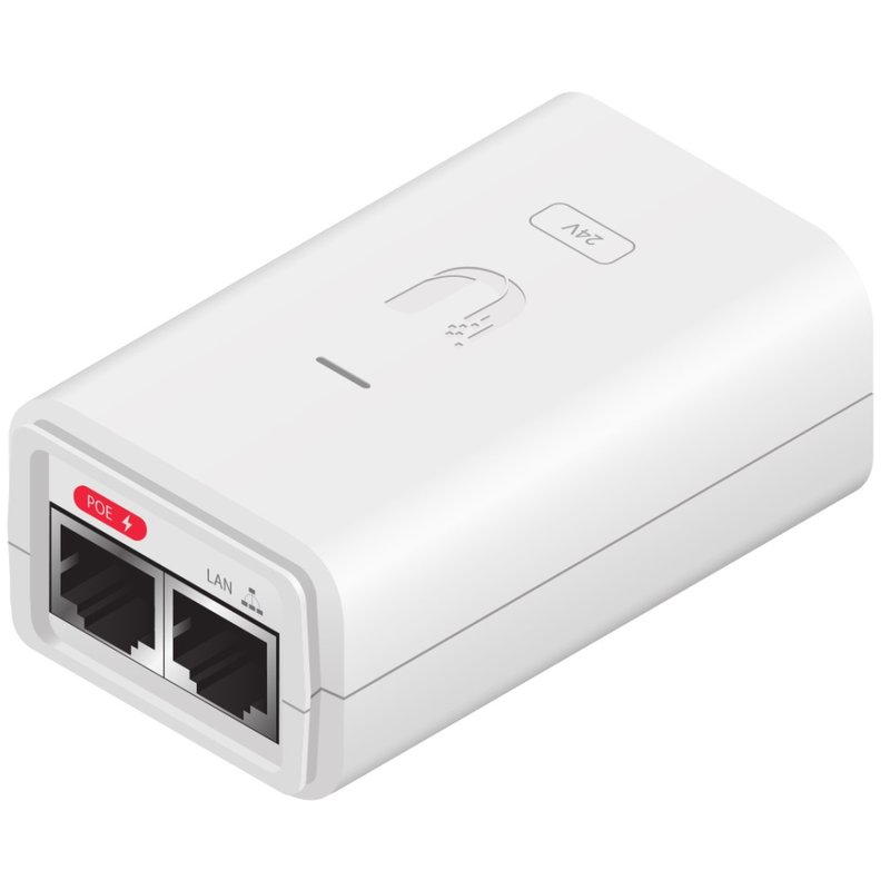 INYECTOR POE UBIQUITI POE-24-7W-G-WH ISP POE INJECTORS 24V 7W 0,3A GIGA BLANCO INYECTOR POE UBIQUITI POE-24-7W-G-WH ISP POE INJECTORS 24V 7W 0,3A GIGA BLANCO