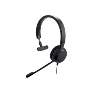 Jabra Evolve 20 MS Mono Auriculares Alámbrico Diadema Oficina/Centro de llamadas USB tipo A Negro