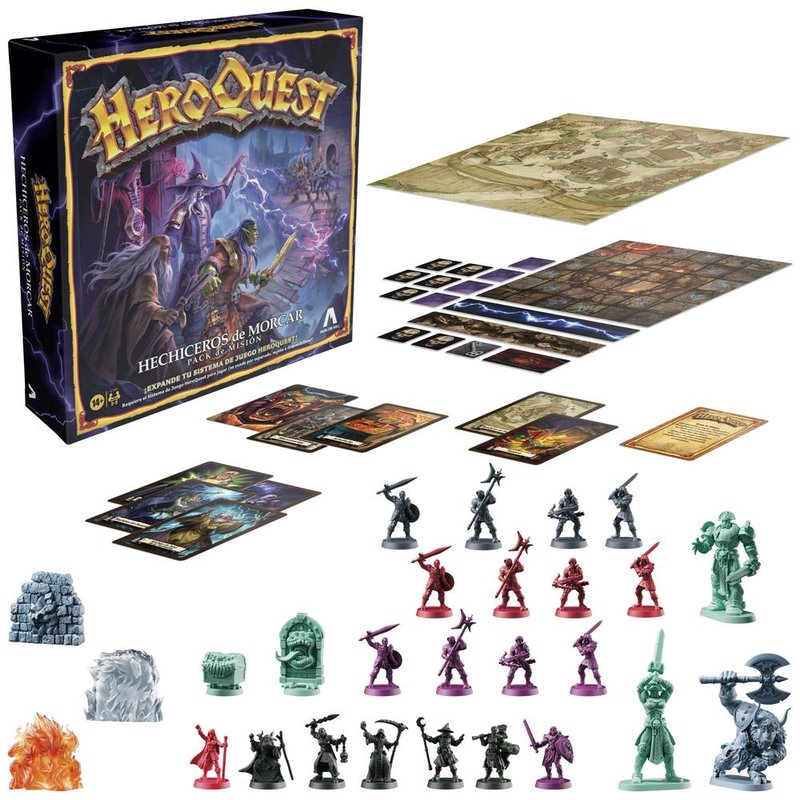 Juego Mesa Hasbro Heroquest Hechiceros Morcar Juego Mesa Hasbro Heroquest Hechiceros Morcar