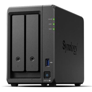 K/DS725+2 bay NAS+2pcs Synology 8TB H