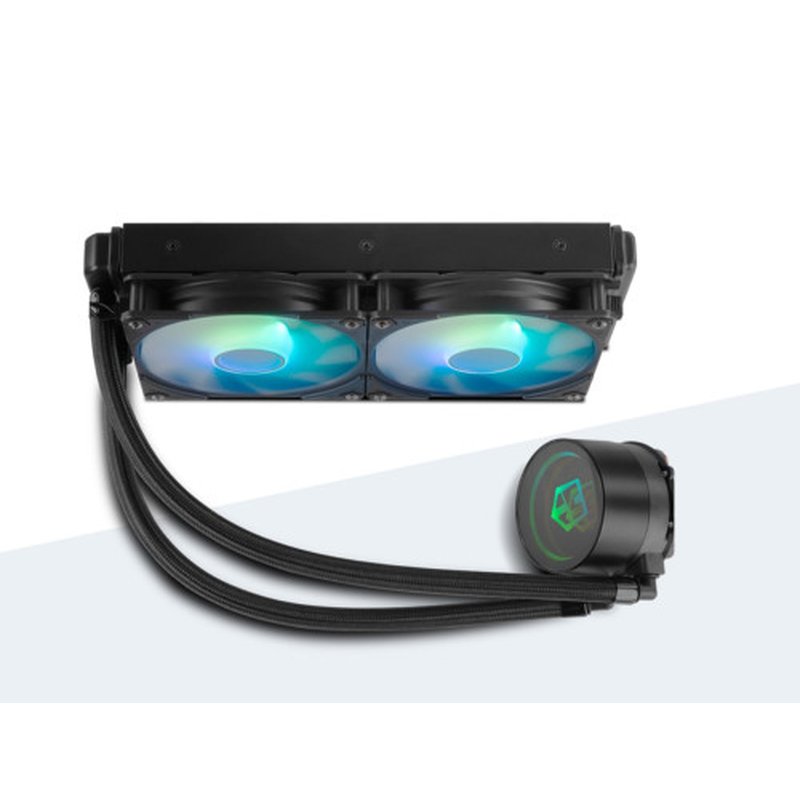 KIT REFRIGERACION LIQUIDA CPU NOX HUMMER M-240 BLACK RGB 2011/2066/1156/1155/1151/1200/1700/1851 AM5/AM4/AM3/AM2 - Imagen 3