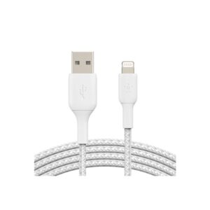 Lightning to USB-A Cable Braided 1M Whit