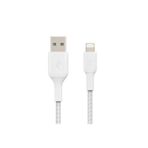 Lightning to USB-A Cable Braided 1M Whit