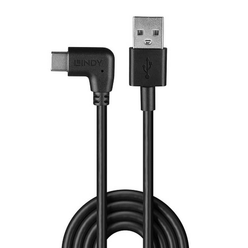 Lindy 32001 cable USB USB 2.0 1 m USB A USB C Negro Lindy 32001 cable USB USB 2.0 1 m USB A USB C Negro - Imagen 2