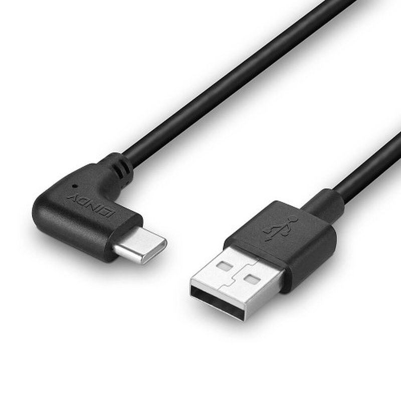 Lindy 32001 cable USB USB 2.0 1 m USB A USB C Negro Lindy 32001 cable USB USB 2.0 1 m USB A USB C Negro - Imagen 5