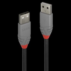 Lindy 36695 cable USB 5 m USB 2.0 USB A Negro