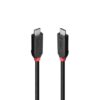 Lindy 37002 cable USB USB4 Gen 3x2 2 m USB C Negro Lindy 37002 cable USB USB4 Gen 3x2 2 m USB C Negro