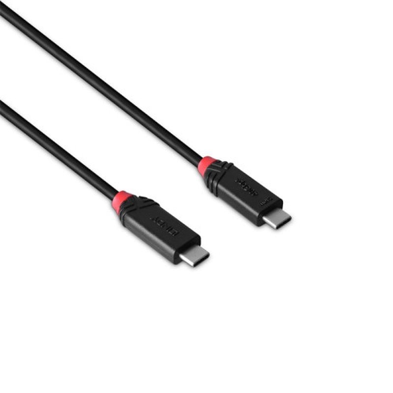 Lindy 37002 cable USB USB4 Gen 3x2 2 m USB C Negro Lindy 37002 cable USB USB4 Gen 3x2 2 m USB C Negro - Imagen 3