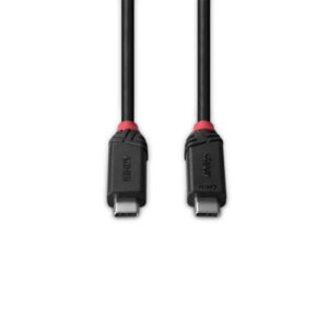 Lindy 37002 cable USB USB4 Gen 3x2 2 m USB C Negro Lindy 37002 cable USB USB4 Gen 3x2 2 m USB C Negro