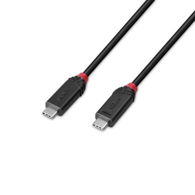 Lindy 37002 cable USB USB4 Gen 3x2 2 m USB C Negro Lindy 37002 cable USB USB4 Gen 3x2 2 m USB C Negro - Imagen 5