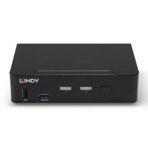 Lindy 39312 interruptor KVM Negro Lindy 39312 interruptor KVM Negro