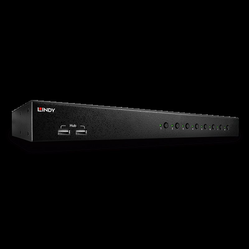 Lindy 39317 interruptor KVM Negro Lindy 39317 interruptor KVM Negro