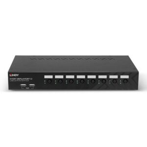 Lindy 39540 interruptor KVM Montaje en rack Negro