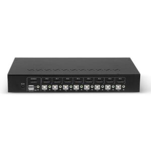 Lindy 39540 interruptor KVM Montaje en rack Negro