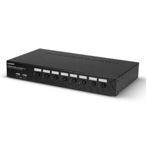 Lindy 39540 interruptor KVM Montaje en rack Negro