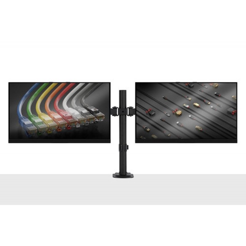 Lindy 40711 soporte para monitor 81,3 cm (32") Escritorio Negro - Imagen 2