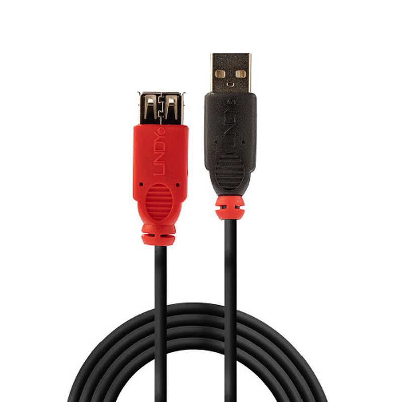 Lindy 42817 cable USB USB 2.0 5 m USB A Negro Lindy 42817 cable USB USB 2.0 5 m USB A Negro - Imagen 2