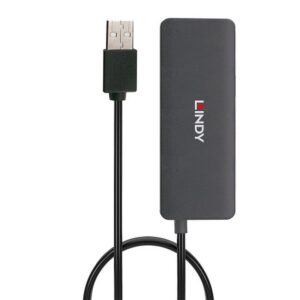Alternative view of Lindy 42986 hub de interfaz USB 2.0 480 Mbit/s Negro