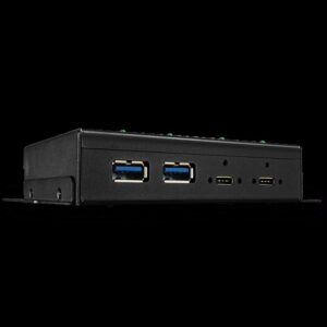 Lindy 43094 hub de interfaz USB 3.2 Gen 2 (3.1 Gen 2) Type-C 10000 Mbit/s Negro