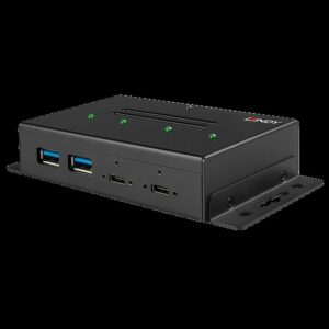 Lindy 43094 hub de interfaz USB 3.2 Gen 2 (3.1 Gen 2) Type-C 10000 Mbit/s Negro