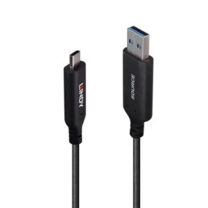 Lindy 43397 cable USB USB 3.2 Gen 1 (3.1 Gen 1) 50 m USB A USB C Negro