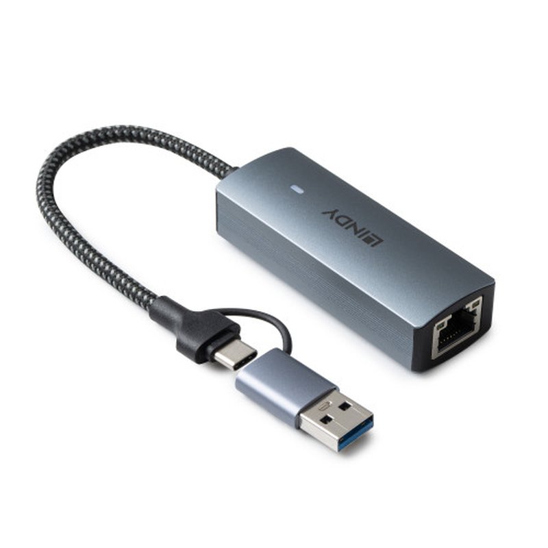 Lindy 43415 hub de interfaz USB 3.2 Gen 2 (3.1 Gen 2) Type-C 5000 Mbit/s Gris - Imagen 5