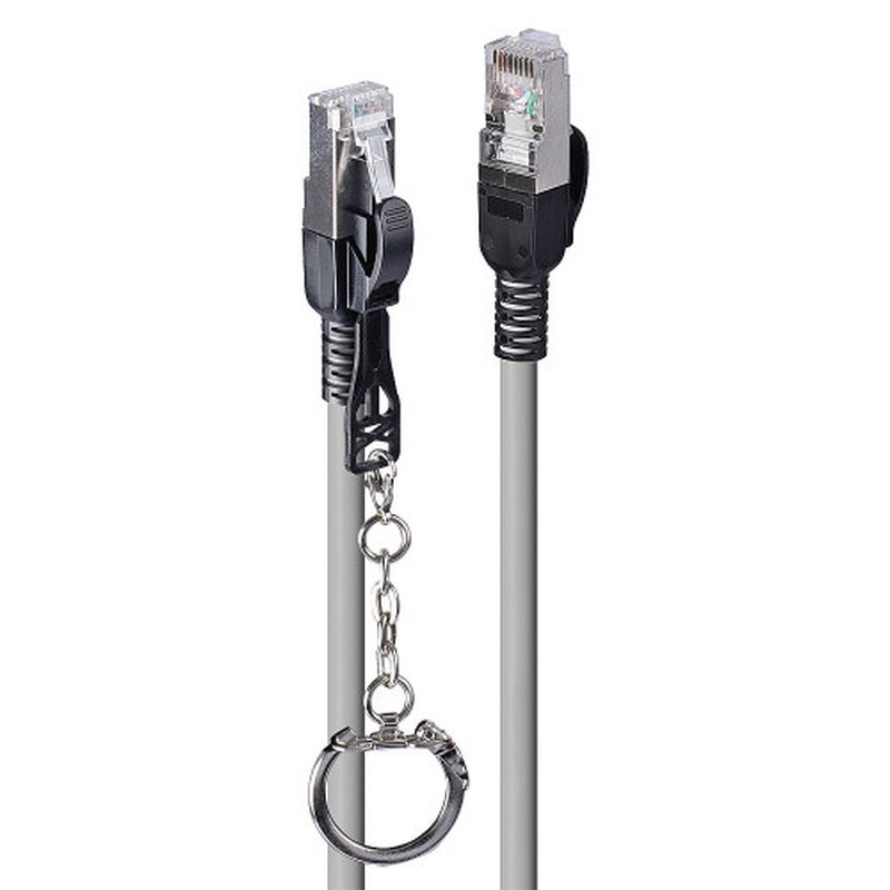 Lindy 47601 cable de red Gris 0,5 m Cat6a S/FTP (S-STP)