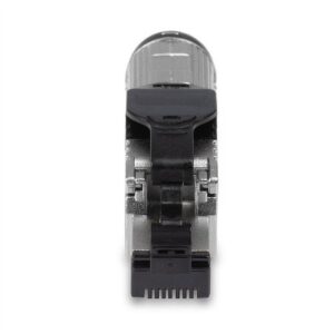 Lindy 62411 conector RJ45 Negro, Plata