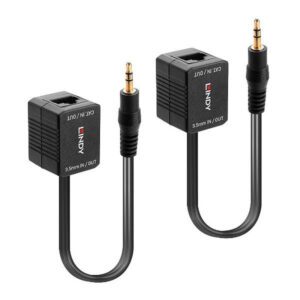Lindy 70450 extensor audio/video Transmisor y receptor de señales AV Negro