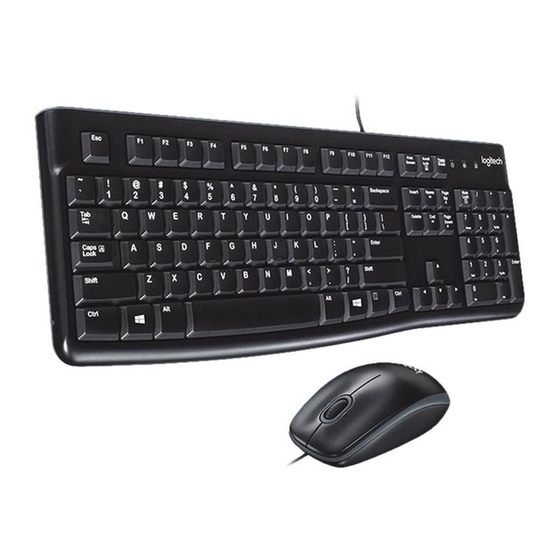 Logitech Desktop MK120 teclado Ratón incluido USB QWERTY Portugués Negro - Imagen 3