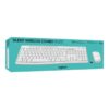 Logitech MK295 Silent Wireless Combo teclado Ratón incluido RF inalámbrico AZERTY Francés Blanco