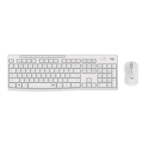 Logitech MK295 Silent Wireless Combo teclado Ratón incluido RF inalámbrico AZERTY Francés Blanco