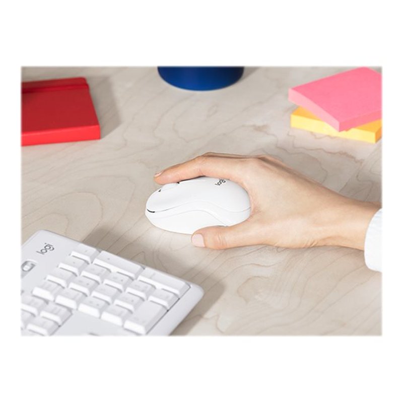 Logitech MK295 Silent Wireless Combo teclado Ratón incluido RF inalámbrico AZERTY Francés Blanco - Imagen 9