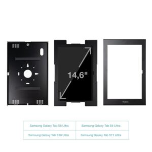 MARCO ANTIRROBO TABLET 14,6" NEGRO