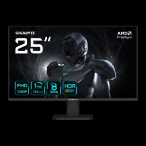 MONITOR GIGABYTE 25" GS25F14,SS IPS,1920X1080(FHD),0.09PP,1500:1,1MS,144HZ,2HDMI+1DP