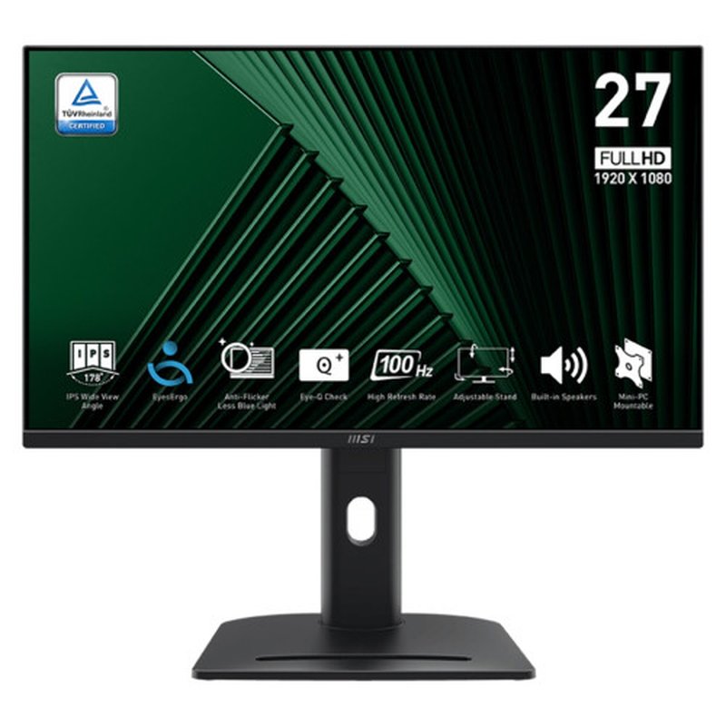 MSI PRO MP275PG pantalla para PC 68,6 cm (27") 1920 x 1080 Pixeles Full HD LCD Negro - Imagen 6