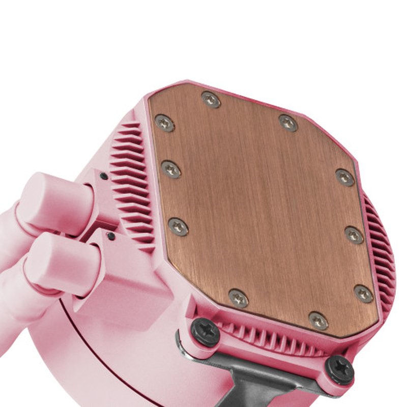 Mars Gaming ML-ONE120, Refrigeración Líquida CPU, TDP 200 W, Espejo Infinito, Ventilador FRGB Silencioso, Multisocket Universal, Rosa - Imagen 5