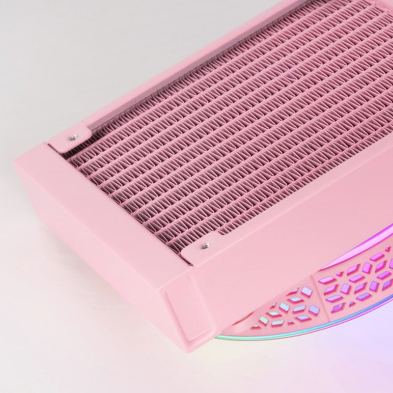 Mars Gaming ML-ONE120, Refrigeración Líquida CPU, TDP 200 W, Espejo Infinito, Ventilador FRGB Silencioso, Multisocket Universal, Rosa - Imagen 6