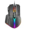 Mars Gaming MM-XT, Ratón Gaming RGB, Diseño Ergonómico con Reposa Pulgar, Sensor Óptico 12800DPI, 9 Botones Configurables, Switches Huano, Software de Control, Compatibilidad Multiplataforma, Negro