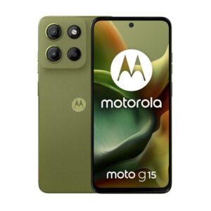 Motorola moto g15 17,1 cm (6.72") SIM doble Android 15 4G USB Tipo C 8 GB 256 GB 5200 mAh Verde