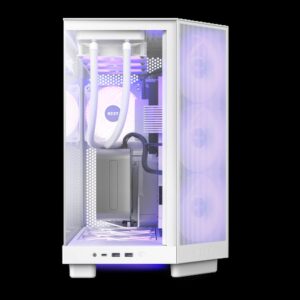 Alternative view of NZXT H6 Air Flow Midi Tower Blanco
