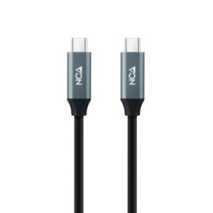 Alternative view of Nanocable 10.01.4303 cable USB 3 m USB 3.2 Gen 2 (3.1 Gen 2) USB C Negro, Gris