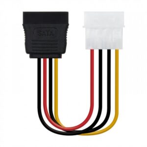 Nanocable CABLE SATA ALIMENTACION 5.25"(MOLEX 4PIN)/M-SATA/H 16CM OEM