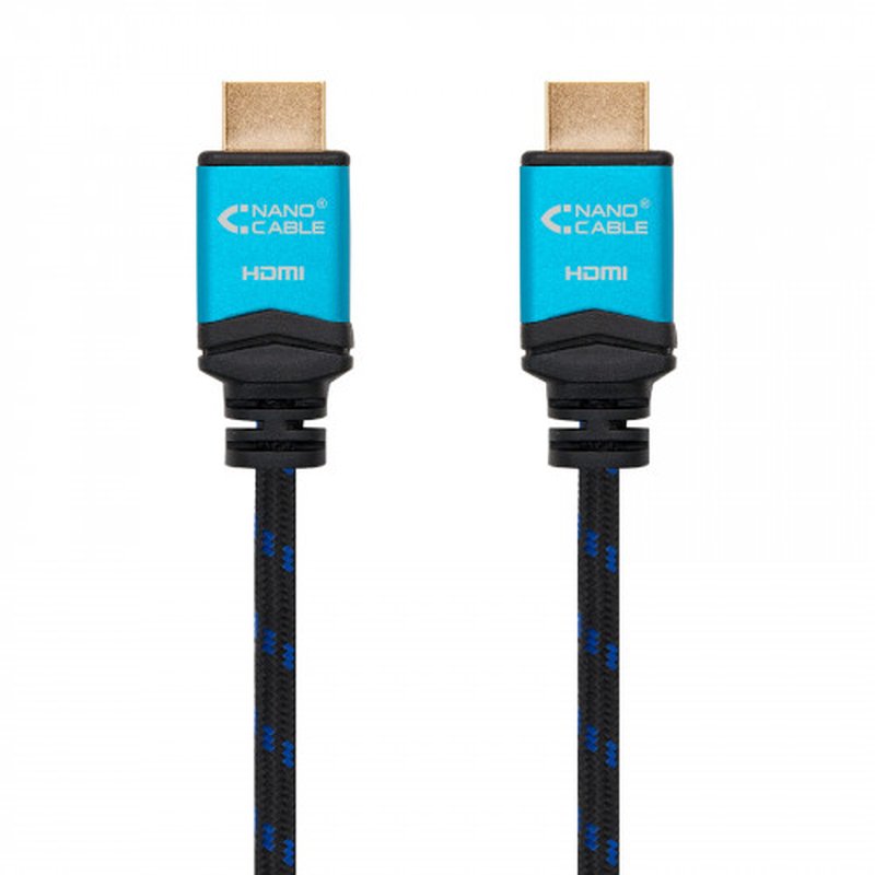 Nanocable Cable HDMI V2.0 4K@60GHz 18 Gbps A/M-A/M, negro, 5.0 m. - Imagen 2
