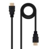 Nanocable Cable HDMI V2.0 4K@60Hz 18Gbps A/M-A/M, 3 m, Negro Nanocable Cable HDMI V2.0 4K@60Hz 18Gbps A/M-A/M, 3 m, Negro