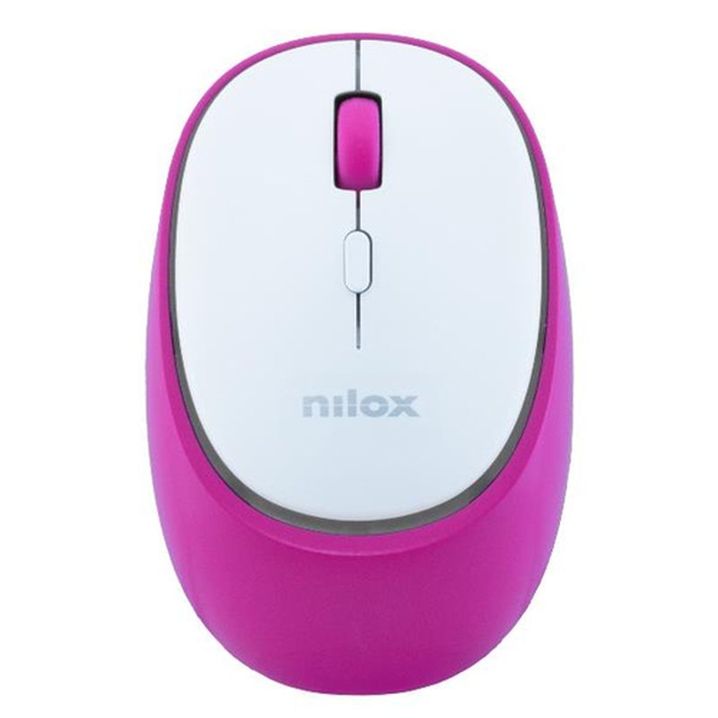 Nilox NXMDWS104 ratón Oficina Ambidextro RF Wireless + Bluetooth Óptico 1600 DPI