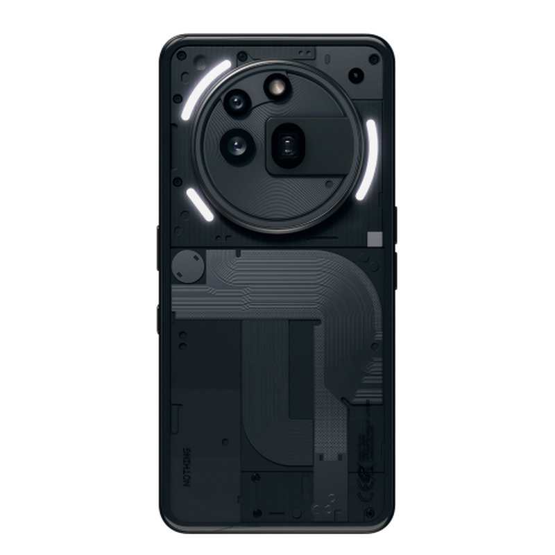 Nothing Phone (3a) Pro 17,2 cm (6.77") SIM doble Android 15 5G USB Tipo C 12 GB 256 GB 5000 mAh Negro - Imagen 2