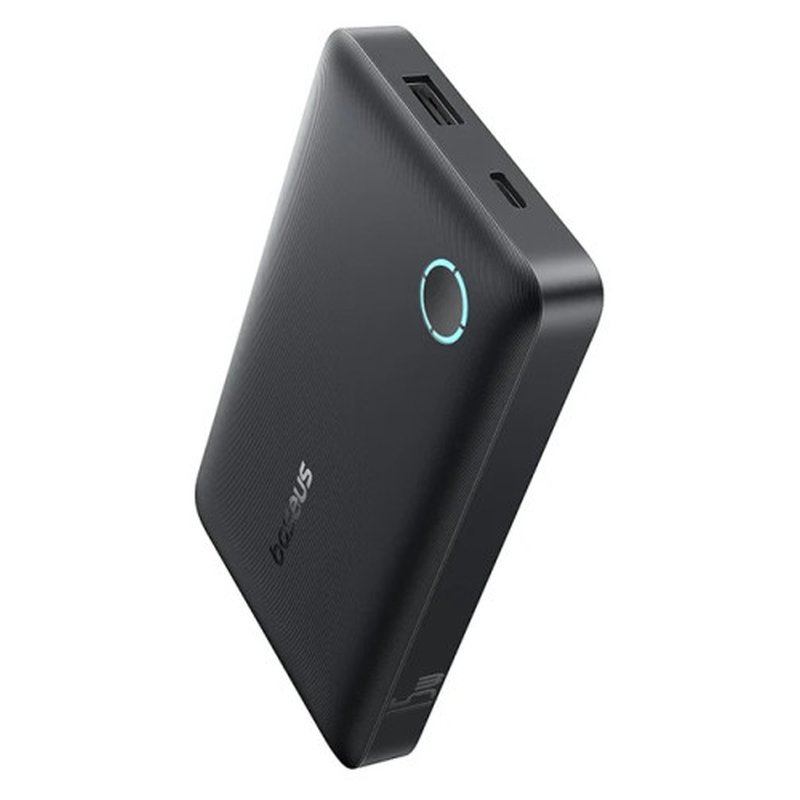 OS-BASEUS ENERFILL FP11 POWER BANK 10000MAH 15W COSMIC BLACK (INCLUDES SIMPLE TYPE-C TO TYPE-C CABLE 20V/3A 30CM BLACK)