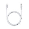 OS-BASEUS SILKY SERIES FAST CHARGING CABLE TYPE-C TO IP 20W 1M MOON WHITE